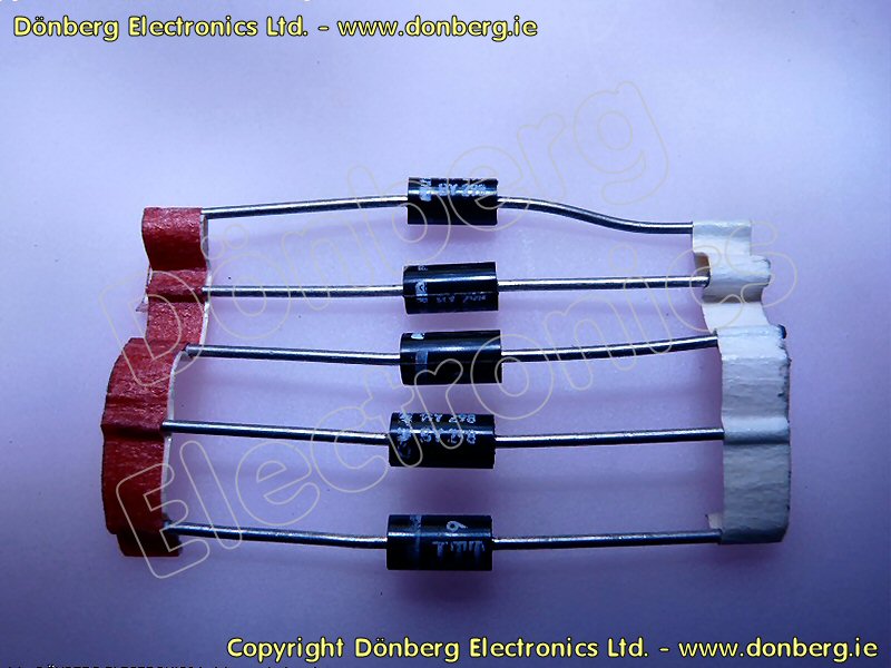Semiconductor: BY298 (BY 298) - SILICON DIODE 500V / 2A 500NS - US$ Site