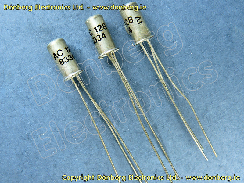 Semiconductor AC128 (AC 128) TRANSISTOR GERMANIUM PNP / 32V / 1A