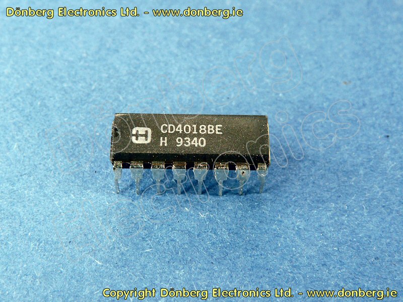 Semiconductor: CD4018 (CD 4018) - PRESETTABLE DN-BY-N-COUNTER... - US$ Site