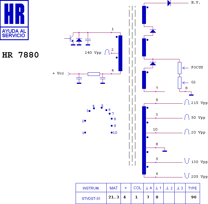 Pet 22. ТДКС fsa36012m. Распиновка строчного трансформатора bsc25. Строчный трансформатор распиновка. Pet22-23 распиновка.