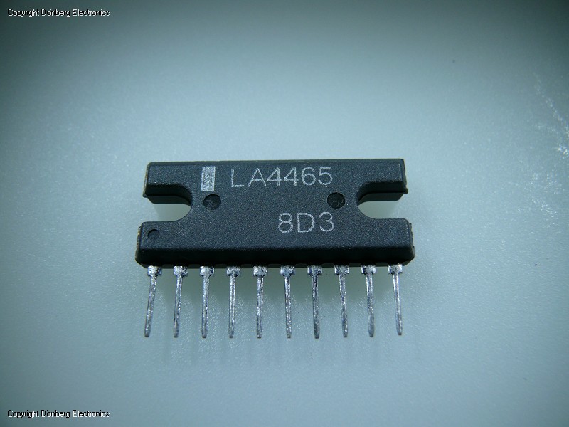 Semiconductor: LA4465 (LA 4465) - AUDIO POWER AMPLIFIER 10P - US$ Site